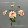 Hermoso crisantemo de un solo tallo, flor artificial de alta calidad, crisantemo bola, crisantemo artificial, regalo de flor artificial, accesorio de fotografía
