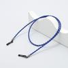 Retro tecidos vidros corda esportes anti-perda de vidros corrente PU tecido simples antiderrapante vidros corda fixa vidros pendurados corrente
