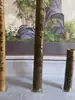 Mástiles Engrosados y Alargados, Bases de Columna, Accesorios de Fijación para Vallas de Bambú, Tienda de Fábrica de Bridas Huecas.