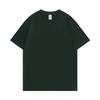 Camiseta de Algodón Puro de 230g con Hombros Caídos, Cuello Redondo y Mangas Cortas para Hombre, Marca de Moda, Corte Holgado, Camiseta Estampada Versátil, Camiseta Estampada para Hombre