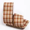 Fita Xadrez Houndstooth Xadrez Outono Inverno Vintage Fita Xadrez diy Acessórios de Cabelo Material para Laços Fita Xadrez Tingida em Fio