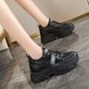 Zapatos blancos para mujer, primavera 2023, nuevos zapatos casuales de suela gruesa, zapatos de subred, zapatos de papá de malla