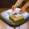 Caixa para Bolo Basco de 4 Polegadas 6 Polegadas Caixa para Embalagem de Queijo Leve Queijo Caixa Qifeng Caixa Transparente de Pontos Ocidentais Caixa de Embalagem Estilo Coreano