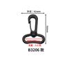 Fábrica en stock Suministro Equipaje Gancho Giratorio Plástico Mini Gancho Giratorio Hebilla Gancho de Plástico Hebilla para Perro Gancho para Caja de Gafas