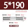 Venta al por mayor del fabricante Tornillos de doble extremo de alta resistencia de acero inoxidable 304, Tornillos extendidos de doble extremo, Varillas roscadas de doble extremo
