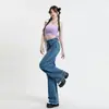 Jeans Branco Versátil para Mulheres Plus Size, Emagrecimento 2025 Barra Desfiada Cintura Alta Calça de Perna Larga Estreita, Nova Moda Feminina de Verão
