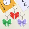 Serie de Moños Coloridos Colgante de Pegamento Suave de PVC Colgante de Llavero de Coche DIY Colgante de Bolso Accesorios de Joyería Venta al por Mayor