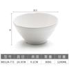 Tazón de melamina palillos tazón caótico para fideos de arroz tazón comercial de plástico porcelana para fideos tazón para avena de desayuno tazón para sopa tazón engrosado