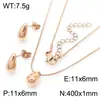 Pendientes de Acero Inoxidable con Forma de Gota Más Vendidos Transfronterizos Estilo Coreano Pendientes Geométricos Versátiles para el Trayecto Diario Stock Listo para Exportación