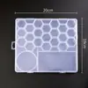 Caja de Almacenamiento de 24 Compartimentos Caja de Plástico PP Contenedor Transparente con Compartimentos Arte de Uñas Pedrería Cuentas Para Cuentas Pequeños Accesorios de Joyería Directo de Fábrica