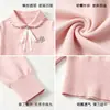Suéter para Niñas con Decoración Floral Estilo Coreano, Nuevo Tejido de Comercio Exterior Transfronterizo, Camiseta Básica Sencilla Versátil para Niños para Primavera y Otoño