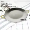 Cuenco de Cobre Vajilla de Metal Plato Cuchara Suministros para Hotel Restaurante Adornos Artísticos de Cobre Sub-Suave