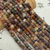 Acessórios de vestuário populares coloridos padrão de dragão ágata formato quadrado contas acessórios para joias diy contas artesanais contas soltas