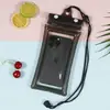Bolsa Impermeable Flotante Plegable de Tres Secciones para Teléfono Móvil Natación Rafting Funda Impermeable Táctil Modelo Universal Ocio al Aire Libre No