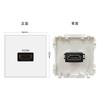 Accesorios de enchufe de interruptor de pared tipo 86 transfronterizos, marco de vidrio blanco y 52 módulos funcionales se pueden combinar libremente