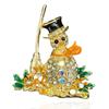 Broches de Natal Europeus e Americanos, Muletas, Alces, Flocos de Neve, Bonecos de Neve, Árvores de Natal, Guirlandas, Sinos, Botas, Broches, Boutonnières