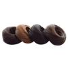 Peluca Bucle Cabeza de Bola Esponjosa Elástico Lazo para Cabello Liso Accesorios para Cabello Perezosos Peluca Disco Natural Invisible Sin Marcas