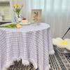 Mantel de Encaje Floral Estilo Celebridad de Internet Paño para Escritorio de Chica de Terciopelo Estudiante Tela de Fondo para Fotos