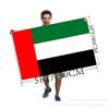 Atacado tamanho do pé 3*5 pés 90*150cm bandeira dos Emirados Árabes Unidos bandeira de poliéster suporte