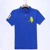 Ropa Polo para Hombre con Gran Logo de Caballo Bordado, Camiseta de Manga Corta, Polo de Manga Media para Golf para Hombre, Corte Holgado