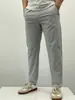 250812002Pantalones Casuales Versátiles Elásticos con Textura para Hombre para Exteriores de Secado Rápido Se Pueden Usar para Negocios o Ocio