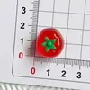 Miniaturas de frutas simuladas fresa arándano accesorios de resina, pegamento de crema DIY materiales para funda de teléfono llavero pasador