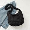 Bolso Nuevo Estilo Coreano para Mujer, Bolso Grande Plegado Nube, Bolso Dumpling Personalizado de Nicho Acolchado de Gran Capacidad, Bolso Cruzado Retro