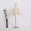Mannequin Infantil de Meio Corpo com Cabeça e Mãos, Suporte para Vitrine de Loja de Roupas Infantis, Arara para Loja de Roupas para Meninos e Meninas