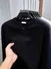 Suéter Henley Americano para Hombre Otoño Invierno Color Sólido Estilo Perezoso Capa Interior Capa Base Tejido Marca de Moda Holgado Versátil Superior
