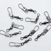 Conector de ocho anillos para pesca de roca hebilla de conexión de 8 anillos pasador en forma de B rápido acero inoxidable fuerte tracción caña de pesca marítima