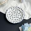 Vajilla y Juego de Platos de Cerámica de Alta Gama para Uso Doméstico, Tazones y Platos de Moda de Estilo Chino, Tazones para Arroz, Platos, Tazones para Sopa con Color Bajo Cubierta