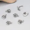 Prata Esterlina Xiangyun Pingente Redondo Acessórios Vintage Antigo DIY Pingente Artesanal Acessórios de Pingente