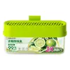 Desodorizante colgante para refrigerador, eliminador de olores, caja desodorizante para el hogar, de doble compartimento, desodorizante y purificador de doble color