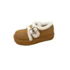Zapatos Birkenstock Cómodos de Piel Sintética, Perezosos, Forrados, Cálidos, Modernos, Suela Gruesa 2026 para Mujer, sin Cordones, Versátiles, Zapatos de Algodón para Otoño/Invierno