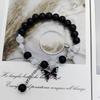 Pulsera Año Nuevo del Dragón 2024 para Mujer Pulsera Imitación Cinabrio Bollo de Dragón Nuevo Estilo Chino Joyería Estilo Chino Año del Dragón
