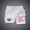 Shorts de Verão para E-commerce Transfronteiriço 2025 Estampa Digital 3D Shorts Casuais Masculinos Respiráveis de Camada Dupla