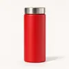 Taza térmica de acero inoxidable al vacío mini de bolsillo estilo simple fresco para hombres mujeres niños taza de agua taza de agua térmica portátil