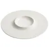 Factory de Liquidación Plato Sombrero de Paja Cerámico Lluvia de Meteoros Plato de Estilo Occidental de Gama Alta Plato para Pasta Plato de Servicio de Mesa para Restaurante