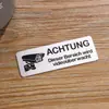 Stock Listo Venta al Mayoreo Letreros de Advertencia Autoadhesivos para Cámara Letreros de Amazon Letreros de Aluminio de Advertencia de Videovigilancia Letreros de Aviso