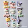 Gatinho Melody Médio Pequeno Acessórios de Resina Chaveiro Pingente Caixa de Armazenamento Imã de Geladeira Material Patch