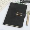 Cuaderno A5 con Logo Personalizado, Libreta de Registro para Reuniones de Oficina, Bloc de Notas de Alta Calidad con Hebilla, Venta al por Mayor