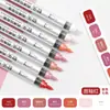 Plumón Acrílico Líquido Recto, a Prueba de Papel, Punta Suave Apilable, 48 Colores, Color Macarrón Plumón de Arte para Niños