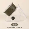 Cuerda Redonda Encerada en Caja para Manualidades Tejido a Mano Cuerda para Collar Cordón No Descolorante Cuerda de Cera para Pulsera Cadena para Colgar