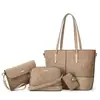 Bolso para Mujer 2026 Nuevo Otoño e Invierno Versátil Felpa Juego de Cuatro Piezas Bolso Tote Gran Capacidad Bolso de Hombro Cruzado Artículo Popular Transfronterizo