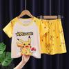 Pijama Infantil al por Mayor Transfronterizo Verano Trajes de Manga Corta para Niños y Niñas Ropa para el Hogar para Niños Mayores Ropa de Verano para Bebé para Aire Acondicionado