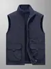 [Uso por ambos lados] chaleco con forro polar para exteriores de secado rápido para hombre delgado chaleco de trabajo chaleco para pesca fotografía chaleco chaleco talla grande