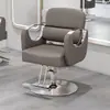 Sillón de Barbería Sillón de Peluquería Profesional para Salón de Peluquería Reposabrazos de Acero Inoxidable Elevable Giratorio Sillón de Corte de Pelo Sillón de Peluquería