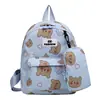 Mochila Escolar Infantil Estilo Japonés de Dibujos Animados con Estampado de Graffiti, Mochila de Jardín de Infancia, Mochila para Bebé para Jugar al Aire Libre, Linda y Divertida