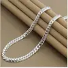 Venta Caliente Transfronteriza Deseo Popular Europeo y Americano Venta Caliente Collar 4mm Lateral Grabado Collar Moda Cobre Collar Mayoreo