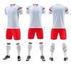 Rápido atacado cross-border competição de treinamento de manga curta esportes de secagem rápida das mulheres jersey impresso uniforme de futebol terno estudantes do sexo masculino